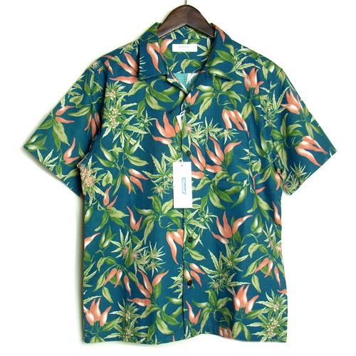 RADIALL/ラディアル 16SS Jalapeno半袖ハワイアンシャツ Sサイズ ネイビー