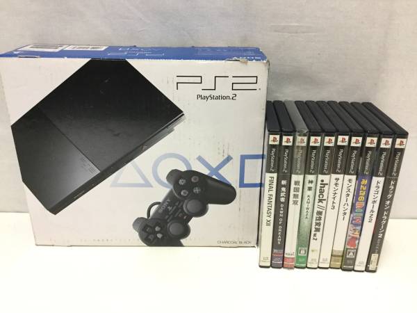 PS2 SCPH-90000 チャコールブラック ソフト10本 おまけ