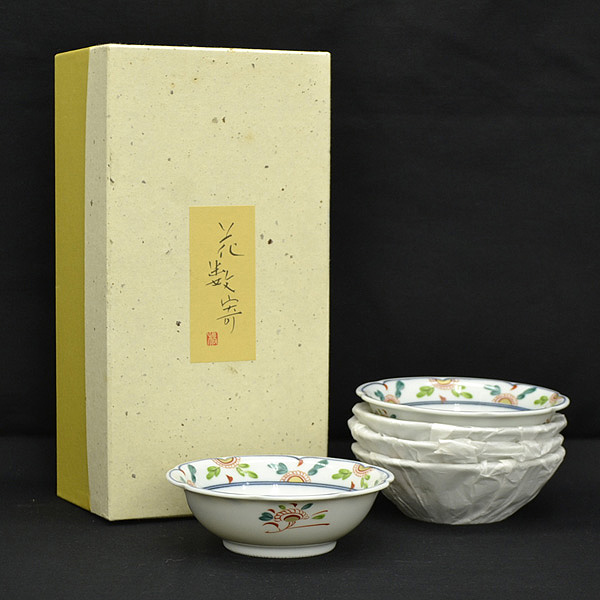 ★ たち吉 和食器 花数寄 花絵小鉢(5個) 949-010 (0220205129)