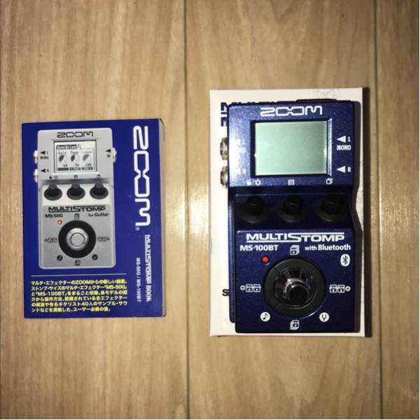ZOOM ズーム MS-100BT 美品 マルチストンプブック 絶版 ギター 楽器