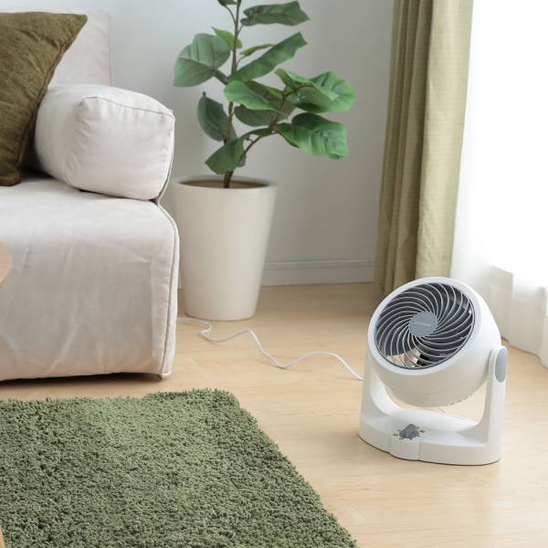 アイリスオーヤマ サーキュレーター 静音 固定 ~8畳 ホワイト PCF-HD15N-W_3