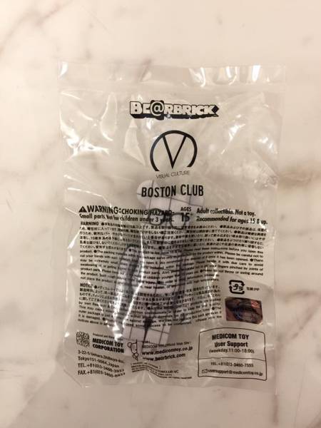 (H16) 新品 未開封 香港限定 BOSTON CLUB VISUAL CULTURE ボストンクラブ ベアブリック 100% BEARBRICK BE@RBRICK