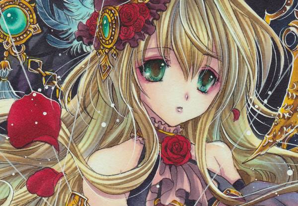 同人手描きイラスト・オリジナル『人形使い』(手描きイラスト)｜売買
