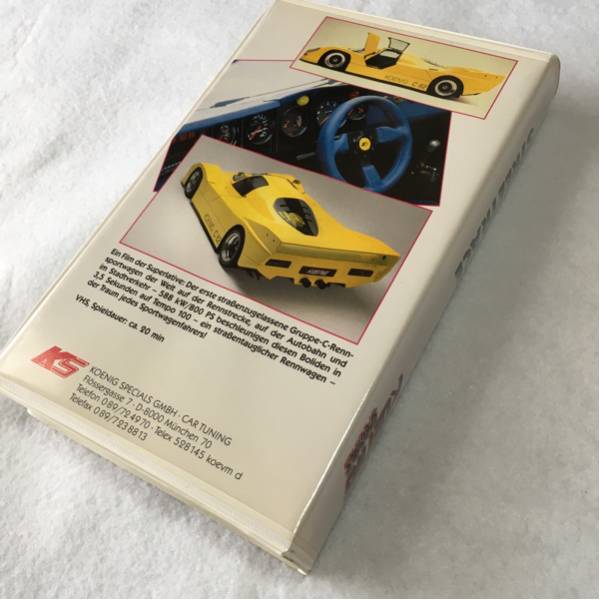 レア 希少品 ★ KOENIG C62 ケーニッヒスペシャルズ ビデオテープ VHS 永久保存版 ★ 送料無料