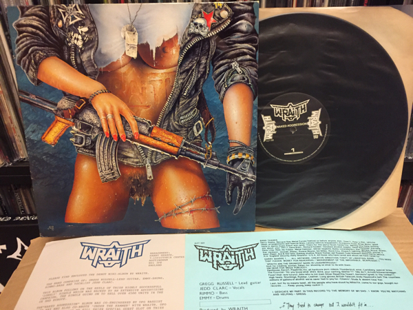  UKメロディックメタル WRAITH - Naked Aggression MLP 500枚プレス自主盤 レア(一般)｜売買されたオークション情報、yahooの商品情報をアーカイブ公開 - オークファン 一般
