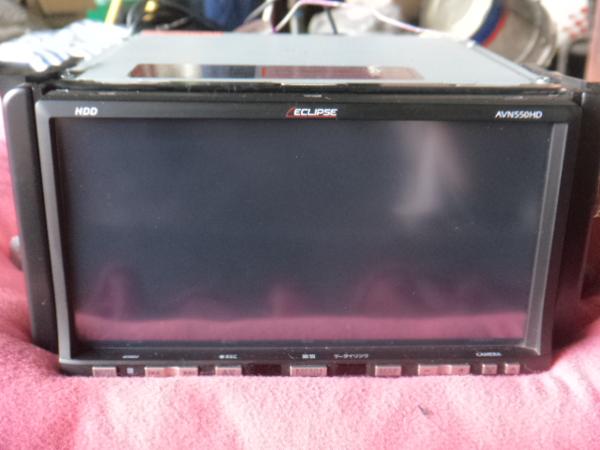 【H412】HDDナビ ECLIPSE イクリプス AVN550HD送料込 中古