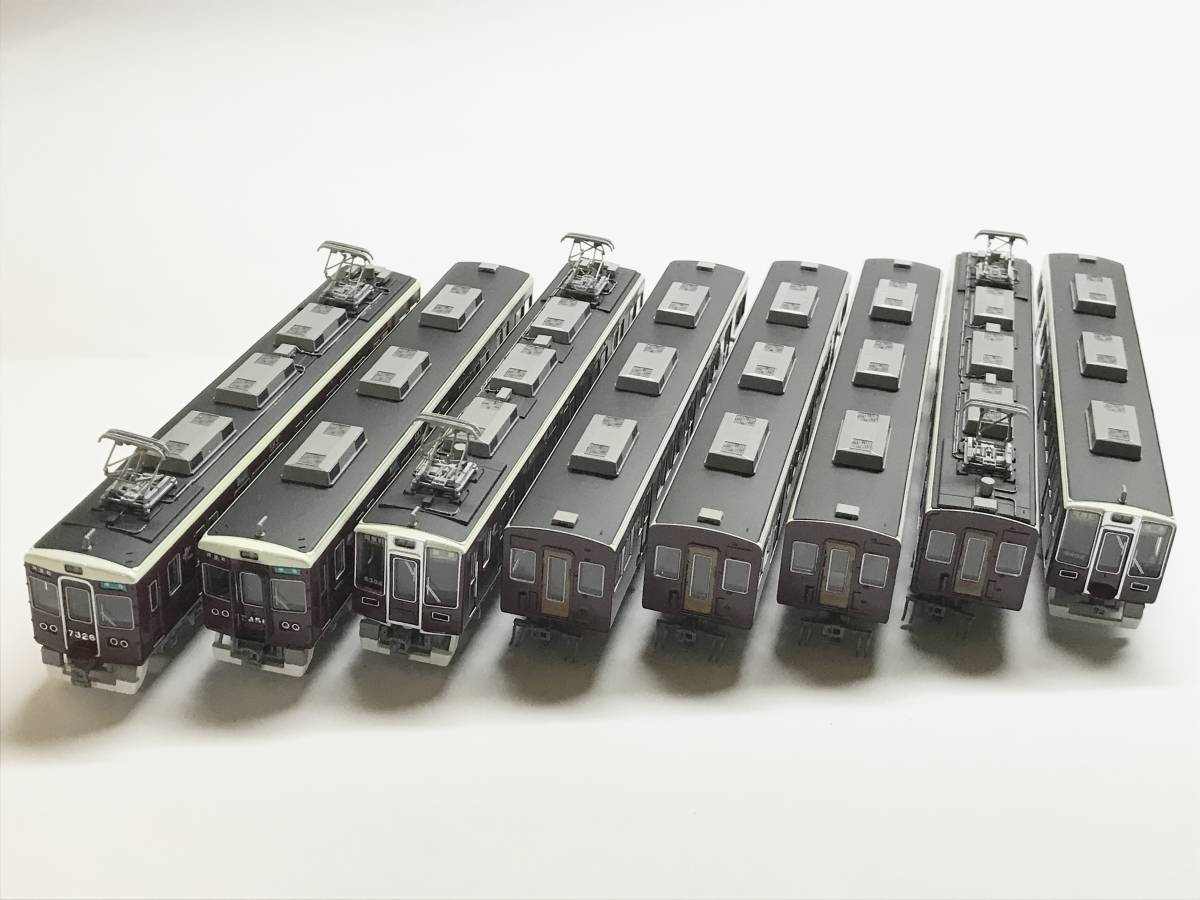 GREENMAX 阪神5500系 4両編成セット（電球色LEDヘッドライト仕様）