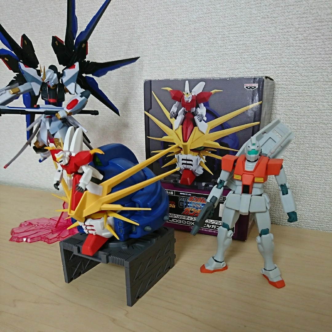 ガンダム プライズ 組立式msヘッドディスプレイコレクション デビルガンダム ヒューマブルモデル ジム ガンプラ Hg フリーダム Robot魂 機動戦士ガンダム 売買されたオークション情報 Yahooの商品情報をアーカイブ公開 オークファン Aucfan Com
