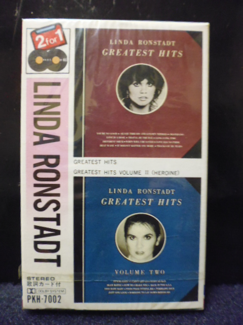 ★送料無料★リンダ・ロンシュタット/グレイテスト・ヒッツ Vol.Ⅰ &　Ⅱ（ヒロイン）　新品未開封　カセットテープ