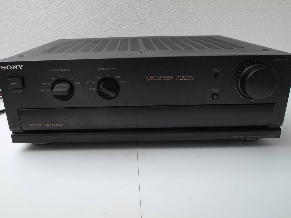 名機◇SONY◇ ソニー TA-F222ESJ MOS FET搭載 プリメインアンプ