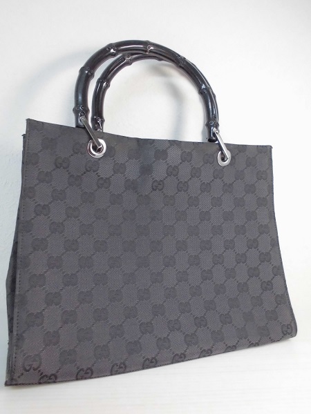 ★良品★31YMST495★ハンドバッグ★GUCCI　グッチ　GGキャンバス
