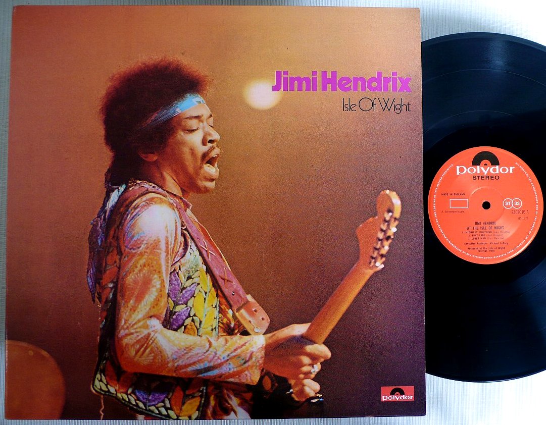 ☆UK 原盤！JIMI HENDRIX☆AT THE ISLE OF WIGHT UK POLYDOR 美品 LP