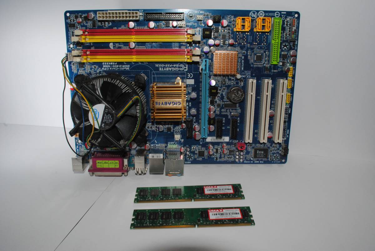GIGABYTE GA-P35-DS3L Intel Core 2 Duo メモリ 合計4GB(GIGA-BYTE)｜売買されたオークション ...