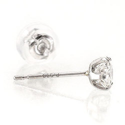 一粒ダイヤピアス 片耳ピアス プラチナ900 0.25ct スタッド 片方 Pt900 