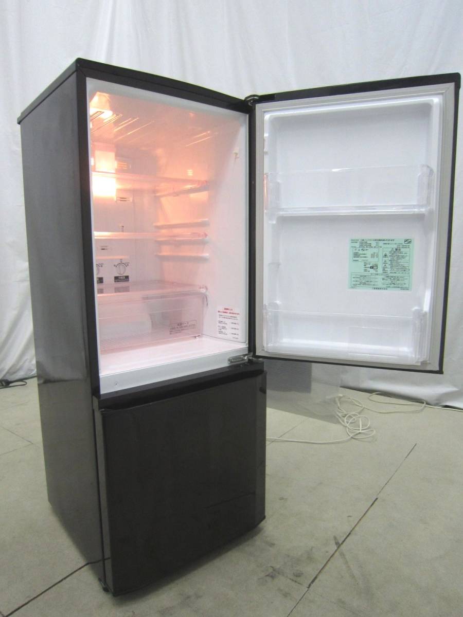 送料無料！三菱 ミツビシ 146L 2ドア冷凍冷蔵庫 MR-P15T-B