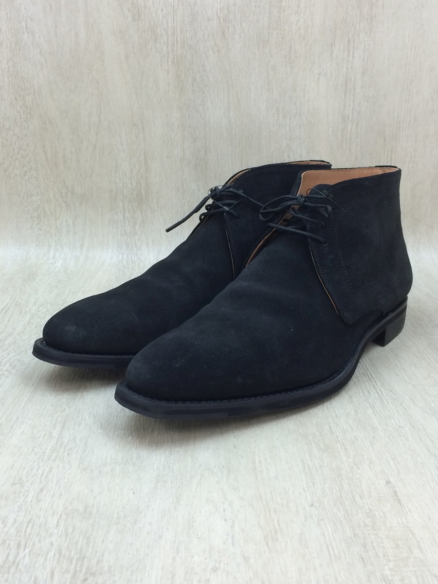 scotch grain◆チャッカブーツ&frasl;26cm&frasl;BLK&frasl;スウェード&frasl;T 0164