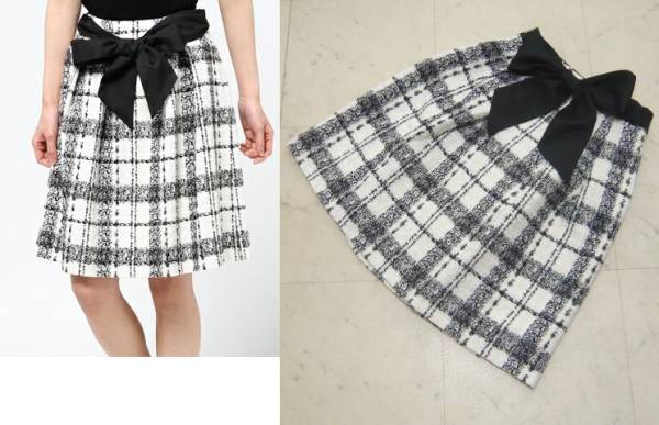 新品今季完売TOBECHICスプリングチェックツイードスカート49，680 M４０　９号他色々