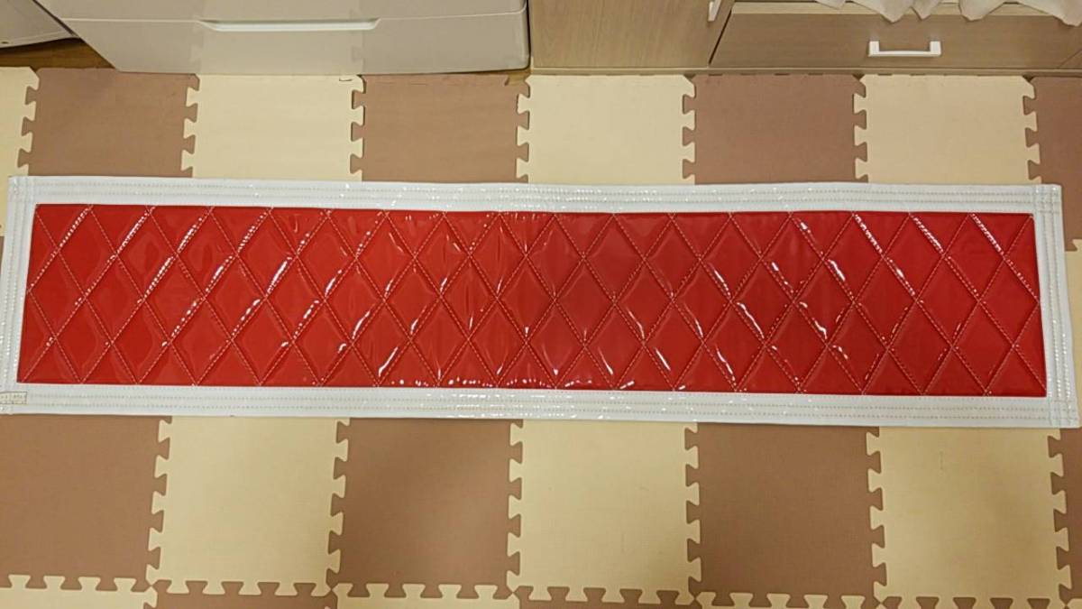 デコトラ　レトロ　泥除け新品★赤白