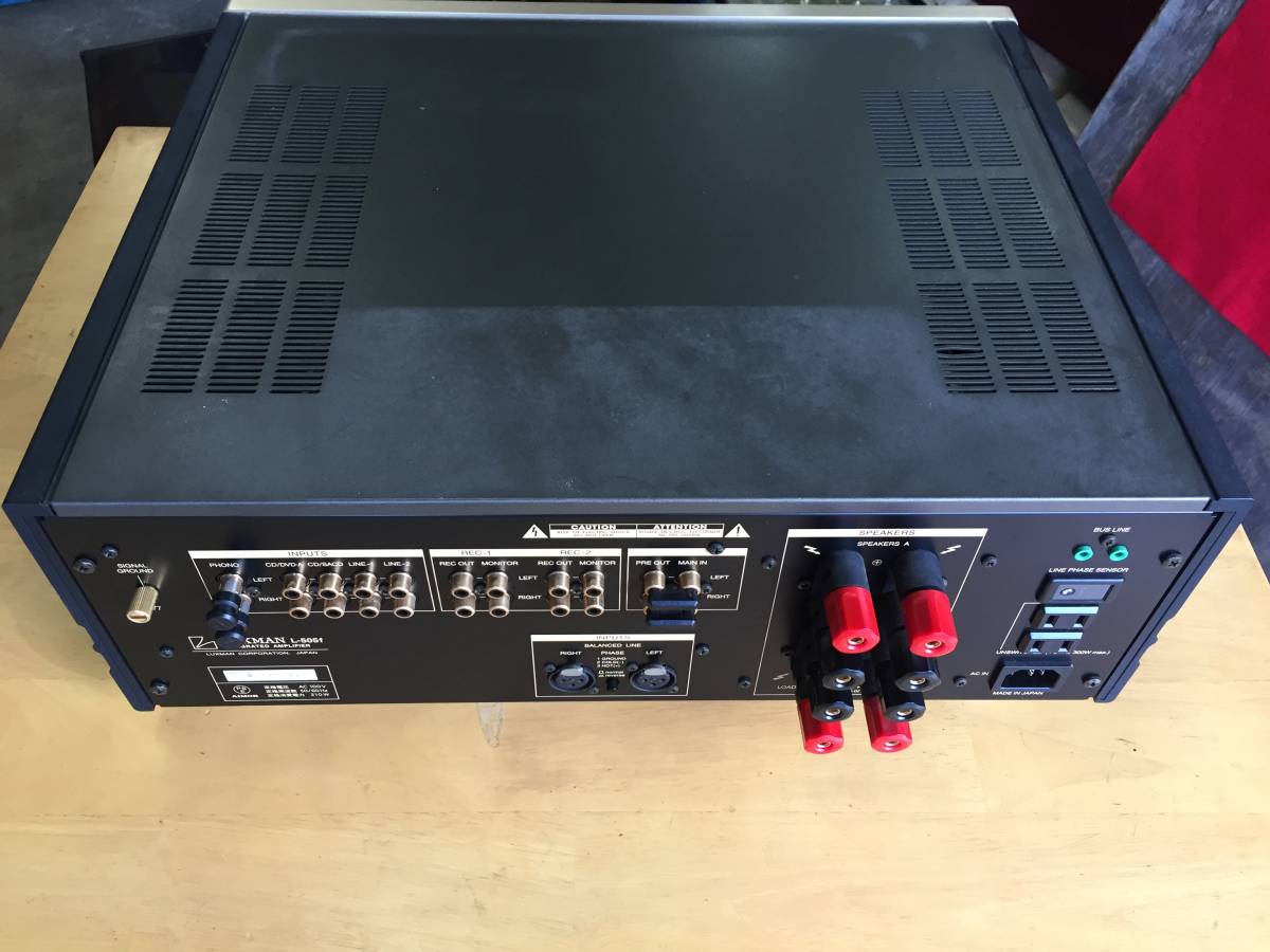 LUXMAN L-505F インテグレーテッドアンプ L-505f｜製品情報｜ラックスマン株式会社 - LUXMAN
