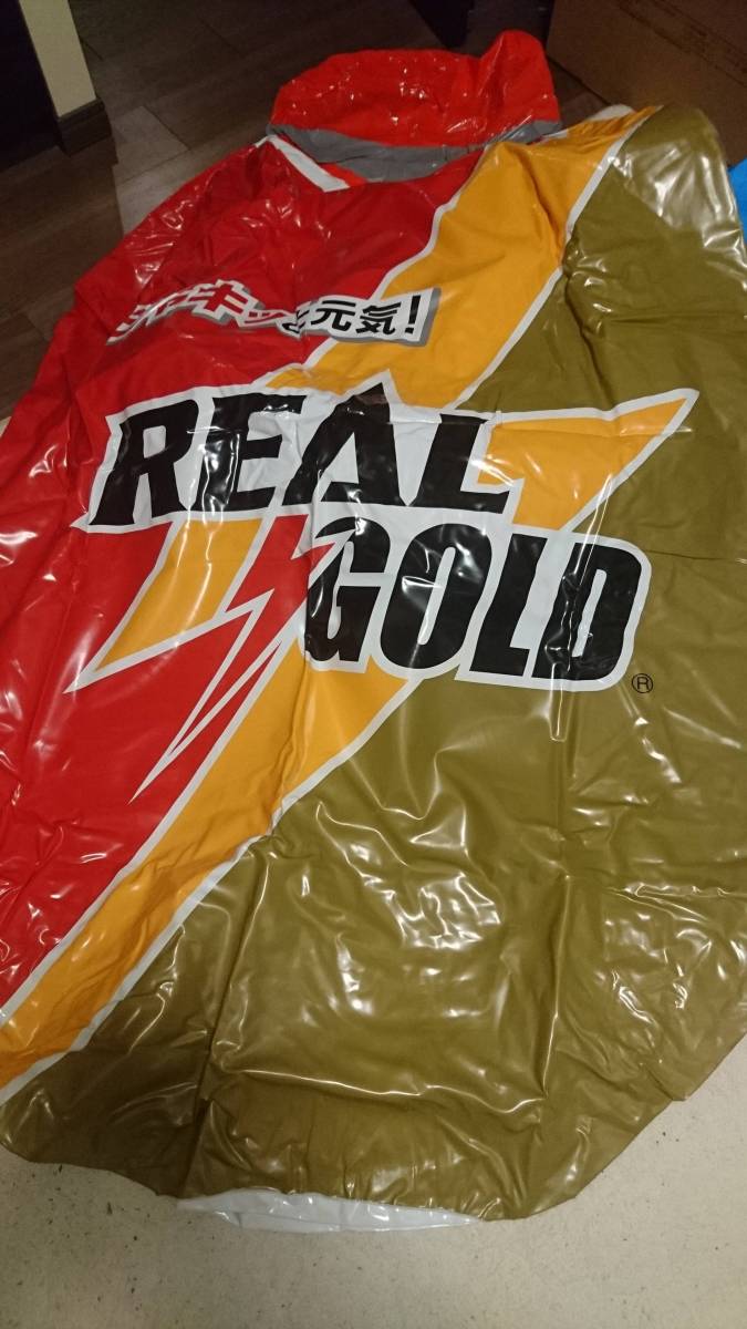 REAL GOLD リアルゴールド 特大ボトル型パンチングバルーン 190cm(浮き 