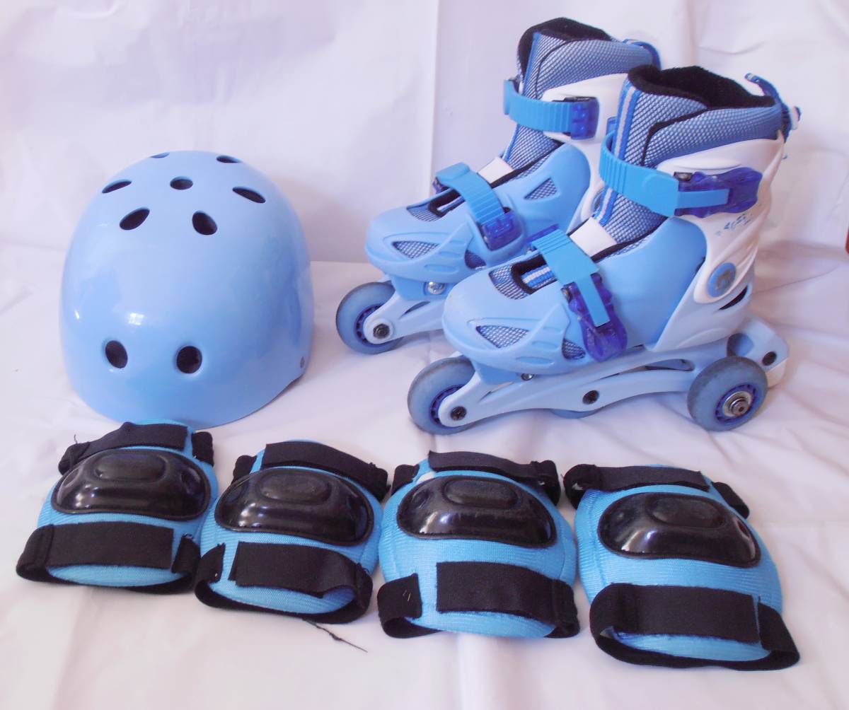 インラインスケート　子ども用　ヘルメット付き　17cm ～20cm_1