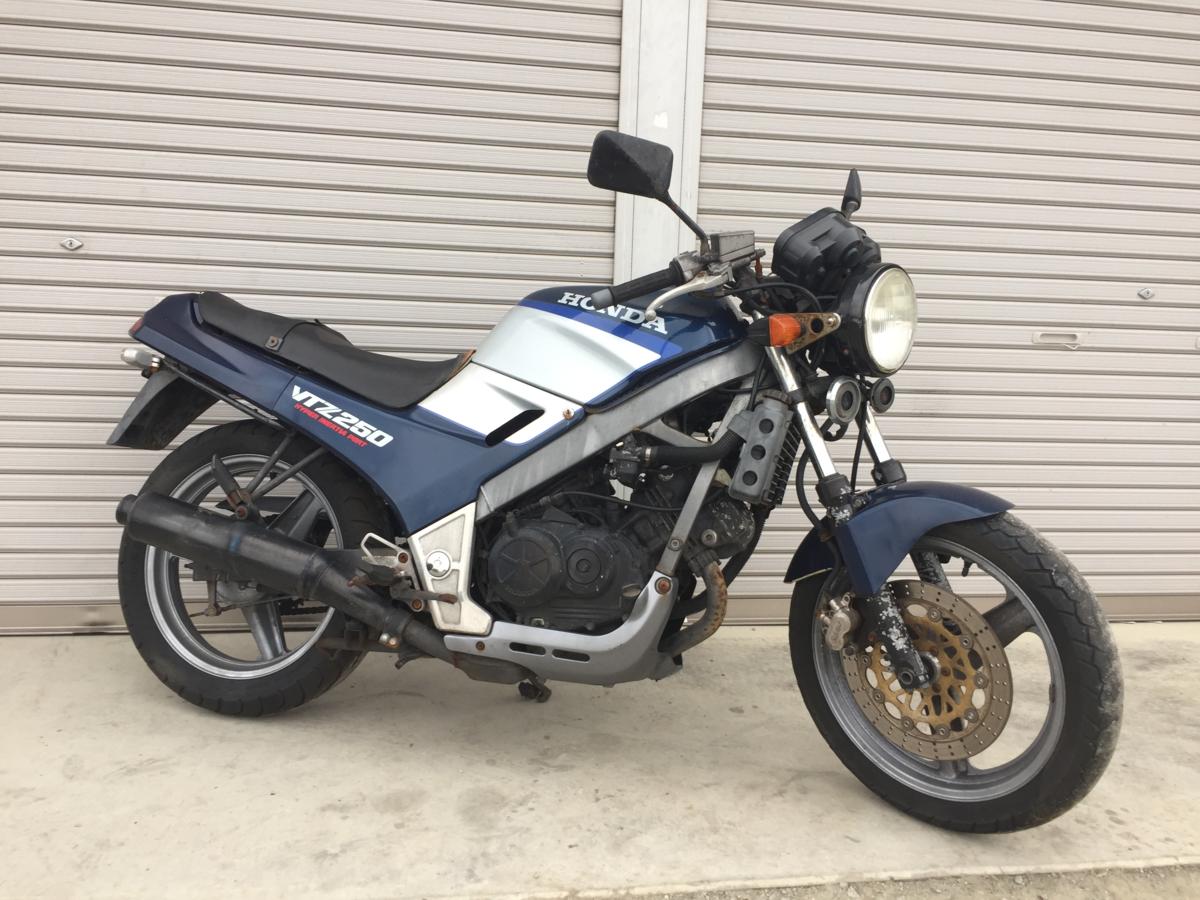 VTZ250☆書付き不動☆クランキングOK☆部品取りorレストアベース☆