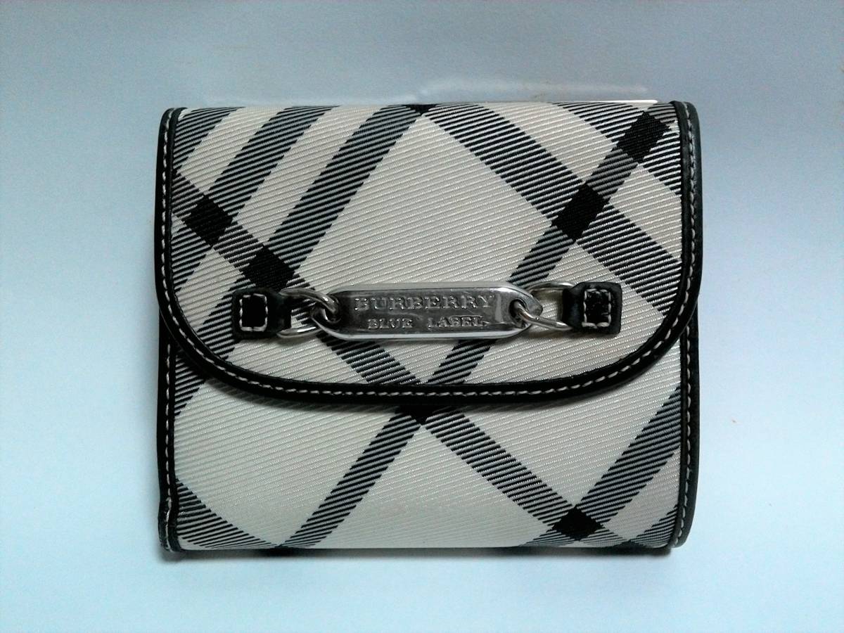 送料無料★BURBERRY・バーバリー★W折りたたみ・がま口財布★多機能　※フリマ出品・値下げ交渉あり