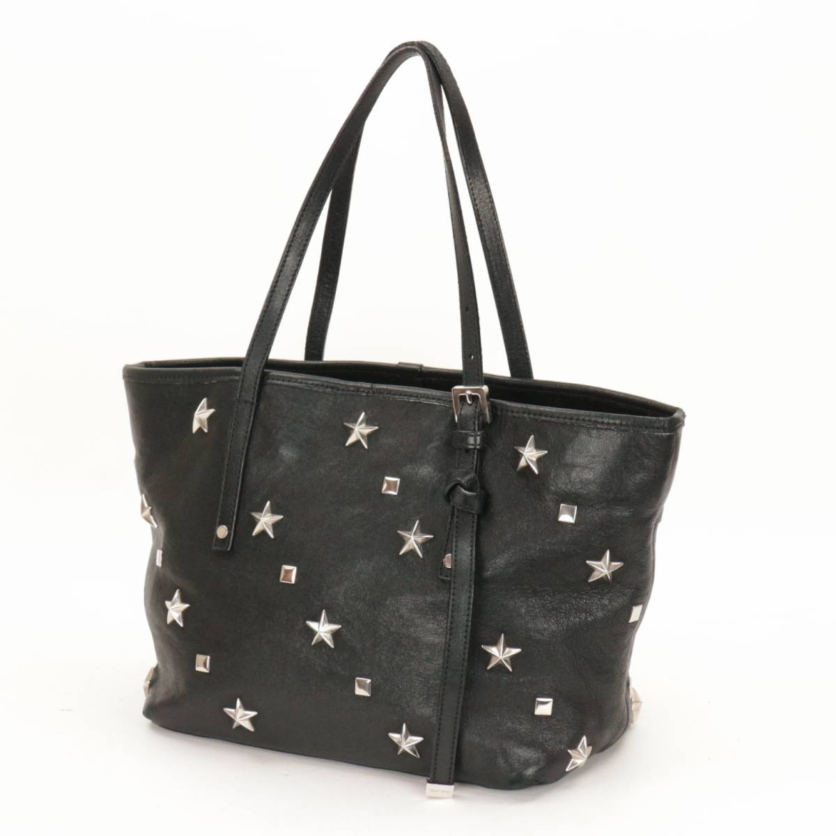 極美品/JIMMY CHOO/ジミーチュウ/スタースタッズ/トートバッグ/9F215