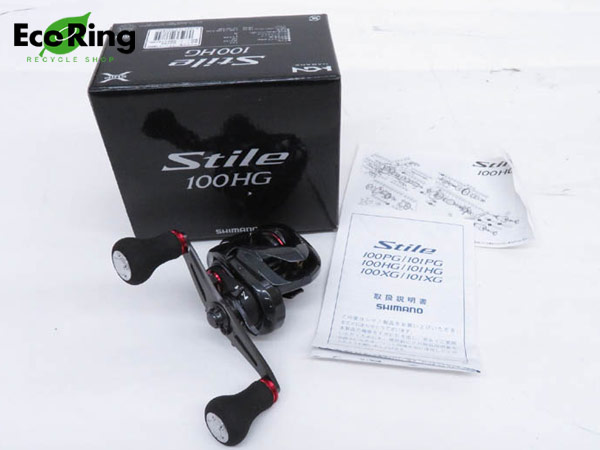 1円 超美品 SHIMANO シマノ リール スティーレ 100HG ベイトリール 釣具 HJ451