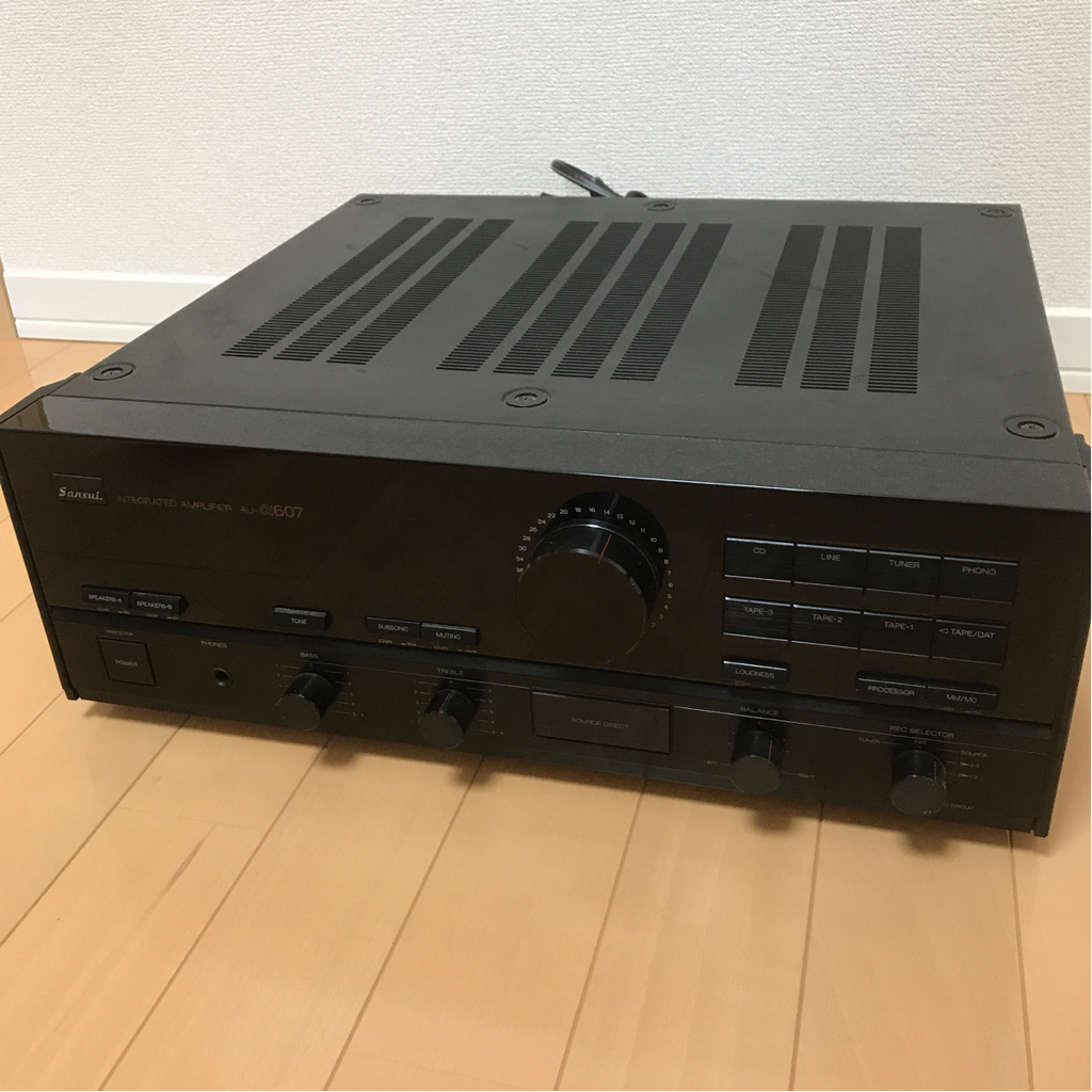 SANSUI サンスイ AU-a607 プリメインアンプ 通電OK ジャンク品