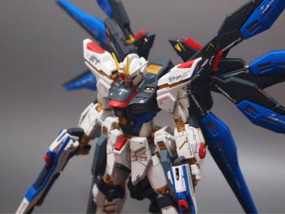 ストライクフリーダムガンダム RG 全塗装 ガンプラ 完成 1⁄144 天空の
