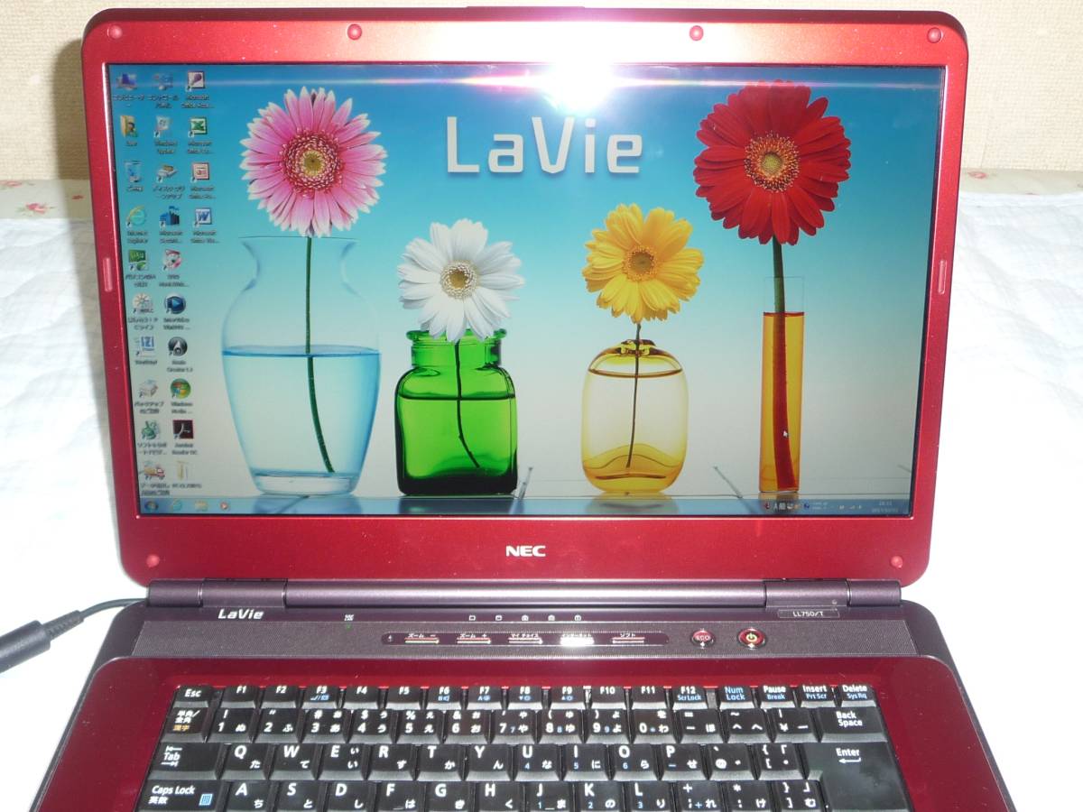 LL750TG WIN7 Core 2 Duo P8600 2.4GHz ブルーレイ HDD320GB メモリー4GB R