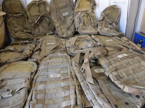 6★1円~緊急出品!usmc本物!PACK MODULAR ASSAULT18個!希少!サバゲー・ミリタリー・コスプレ・アウトドア・沖縄直送米軍コヨーテ　アサルト