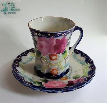 大樋焼 大樋一平 共箱 茶道具 - 茶碗 造 飴釉茶碗 保証品 略歴 共布
