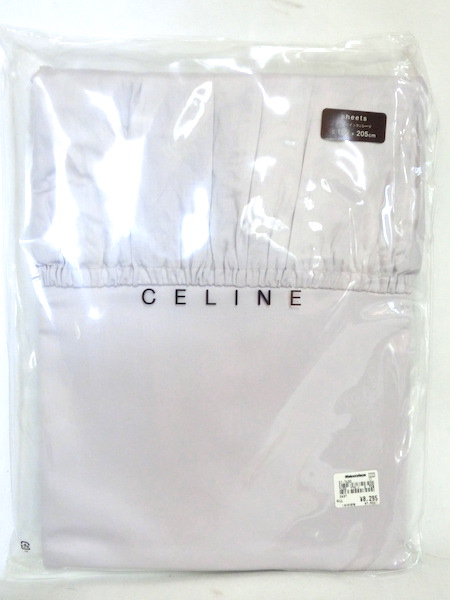 ① 1円 未使用品 CELINE セリーヌ ラップクイックシーツ(S) 105×205