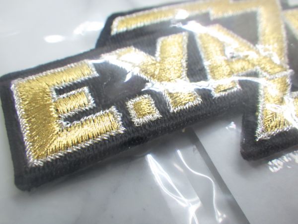 矢沢永吉 アイロン ワッペン ロゴ 新品 レッド 刺繍『 星 刺繍