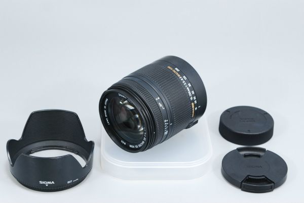 美品 SIGMA シグマ 18 250mm F3.5 6.3 DC MACRO OS HSM ニコン用