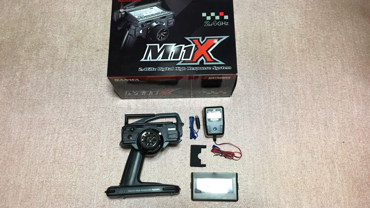 SANWA M11X サンワ プロポ 送信機2.4GHz 受信機RX451R×2 2.4GHz 人気