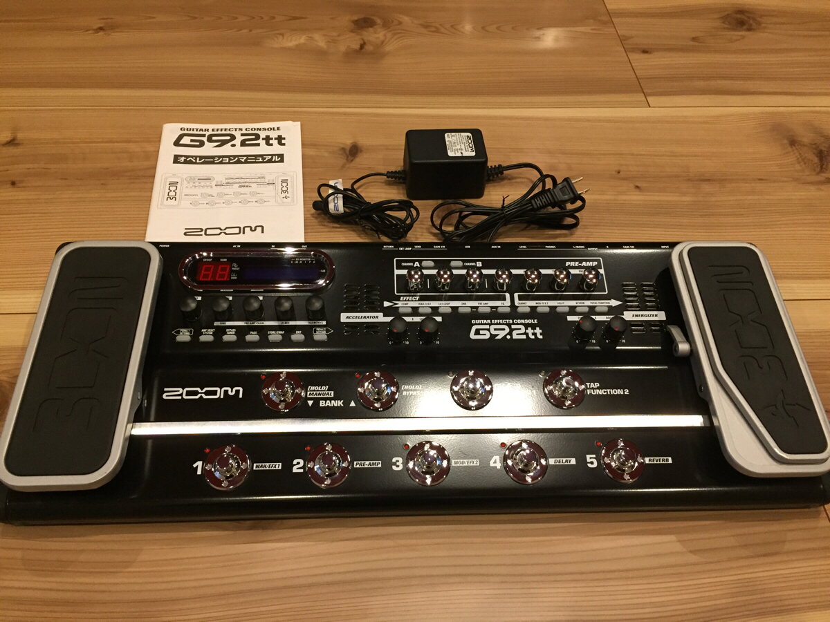 ZOOM G9.2tt guitar effect console ズーム 真空管 マルチエフェクター 多少難あり(マルチエフェクター)｜売買