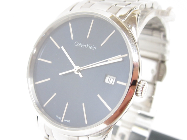 美品 Calvin Klein カルバンクライン タイム K4N2114N メンズ 腕時計 