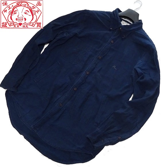 定価2万 EVISU・BD SHIRT SAPPORO2・ＹＡＭＡＮＥ 山根　インディゴ　長袖シャツ