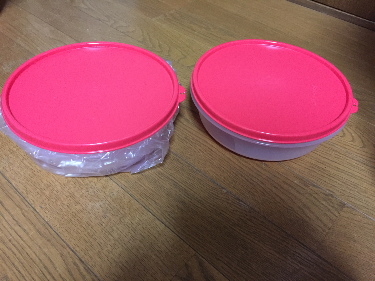 タッパーウェア MMボール（小）2個セットすのこ付1.000ml 未使用