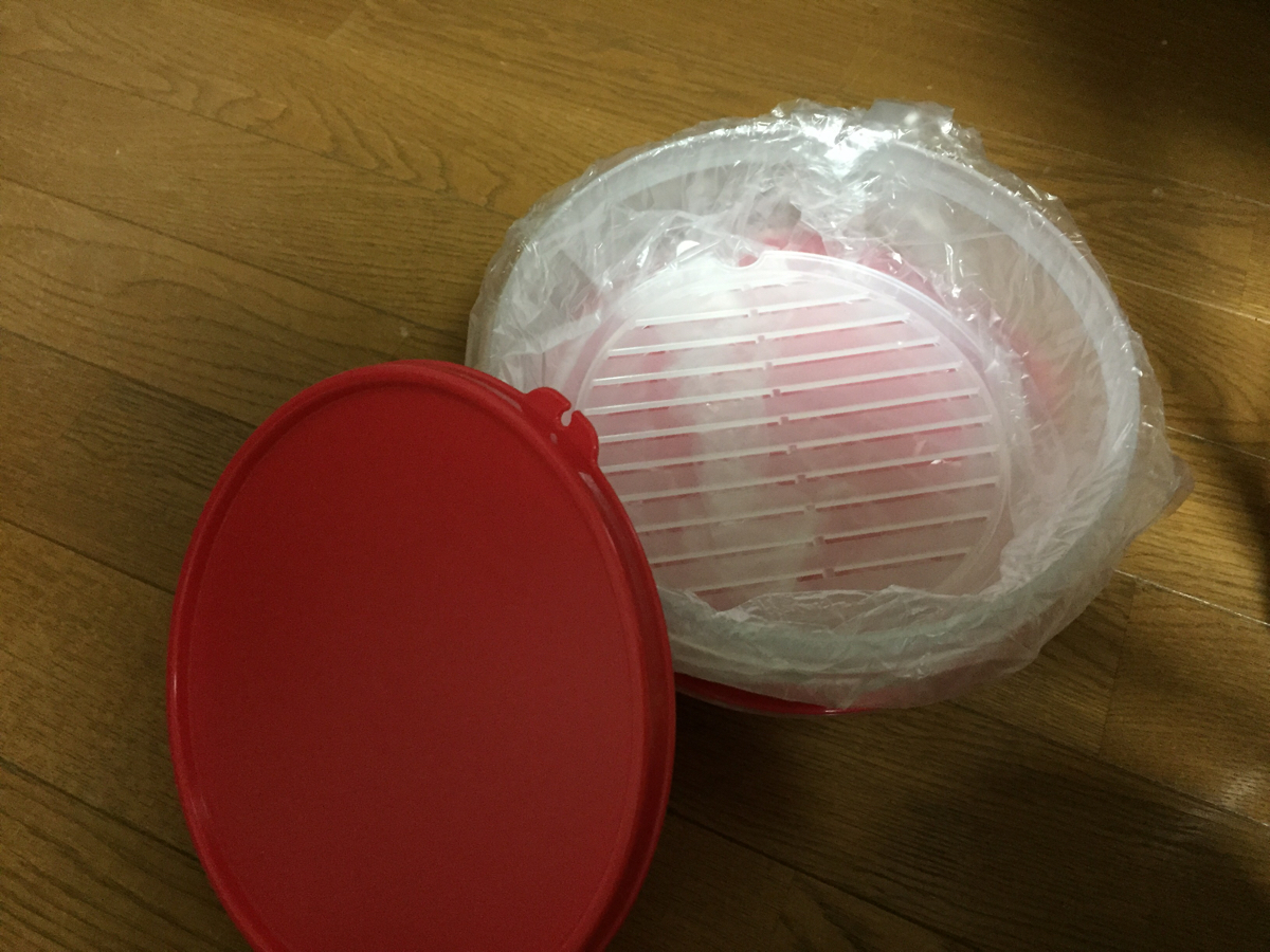 タッパーウェア MMボール（小）2個セットすのこ付1.000ml 未使用