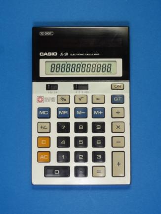 CASIO カシオ 電卓 12桁 JS-20 JS-20B レトロ電卓 ヴィンテージ 絶版品
