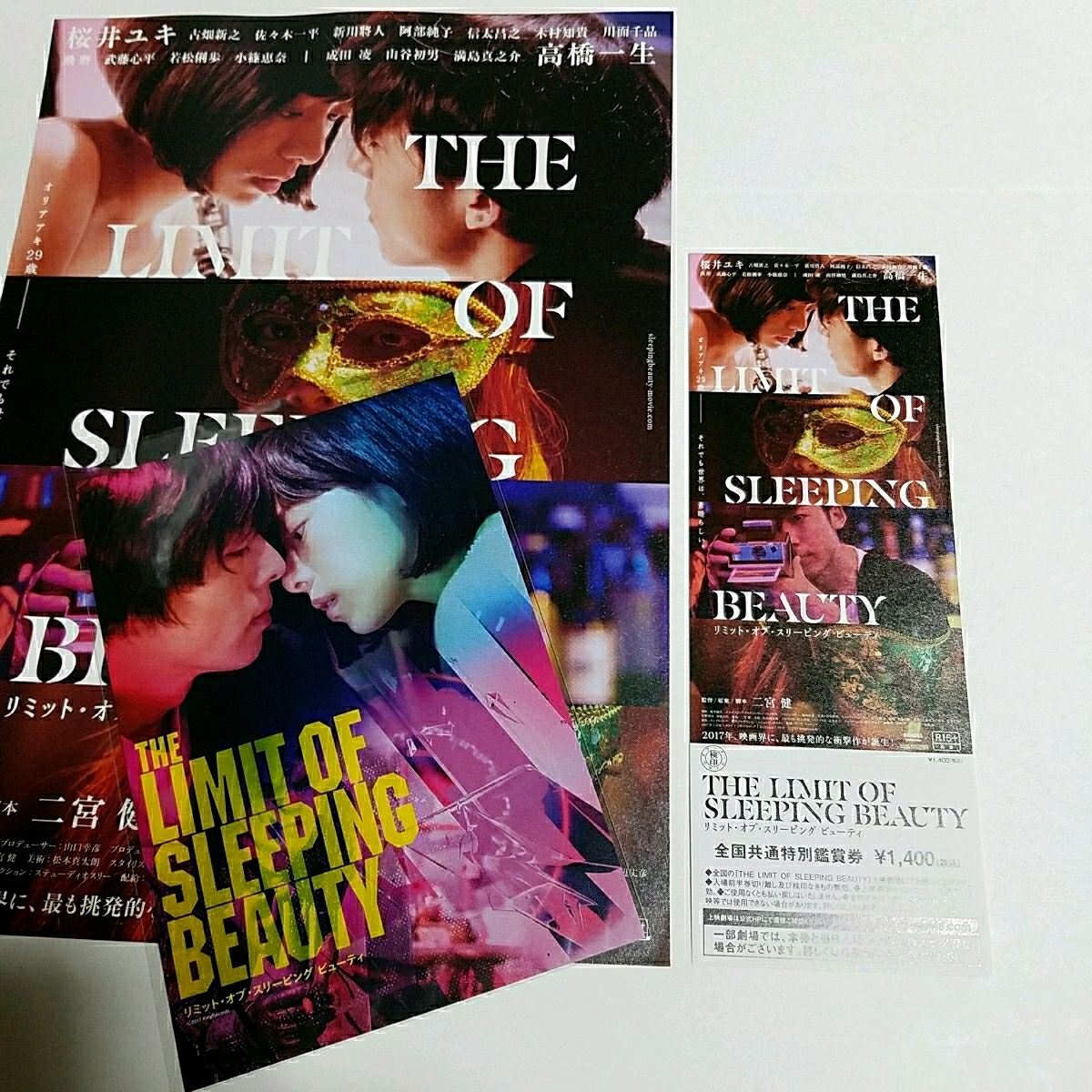 高橋一生 ★映画　リミット オブ スリーピング ビューティー★全国共通特別鑑賞券★前売り券☆ポスカとフライヤー付き☆桜井ユキ_1