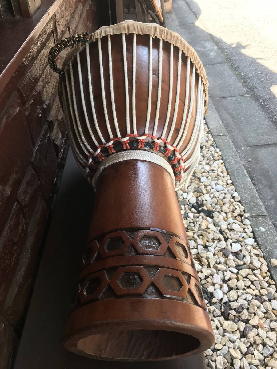 hayatoの響音窟 ☆Djembe ジャンベ ジェンベ ☆ギニア製☆H63cm 