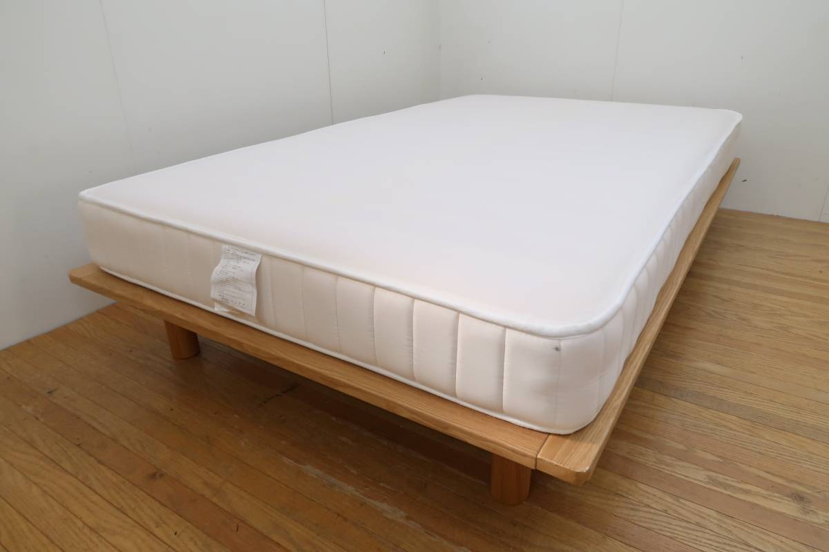 無印良品 セミダブル 寝返りしやすく通気性のよいマットレス超高密度