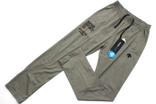 ◆デサント DESCENTE MOVE SPORT 新品 メンズ タフ素材 タフスウェット ジャージ パンツ DAT155 グレーO◆