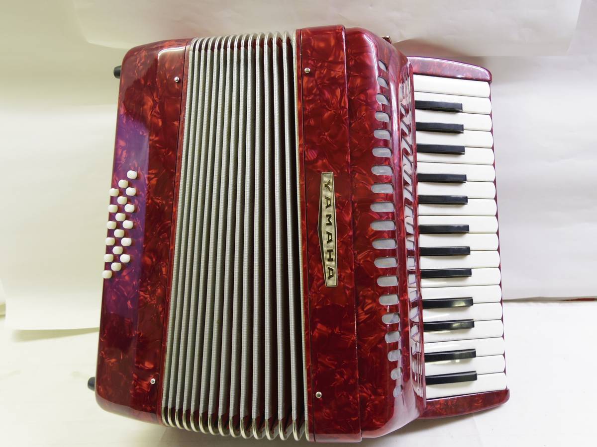 YAMAHA ヤマハ アコーディオン 音出し確認済み ハードケース付 音出し 