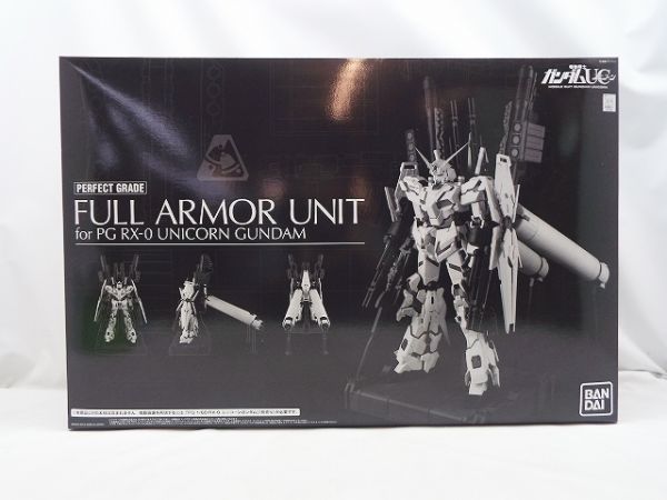 p163 72 バンダイ PG 1/60 RX-0 ユニコーンガンダム用 FA拡張ユニット 中古未組立